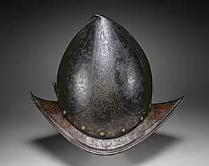Peaked Morion by Unknown Artist