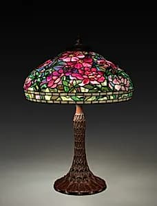 Peony Table Lamp by Clara Wolcott Driscoll (American, 1861–1944)