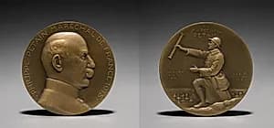 Petain Medal by Èmile Séraphin Vernier (French, 1852–1927)