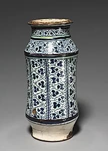 Pharmacy Jar (Albarello) by Unknown Artist