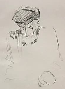 Pierre Auguste Renoir by Jean Louis Forain (French, 1852–1931)