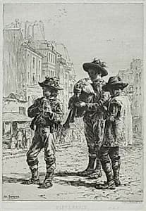 Pifferaris by Charles-Émile Jacque (French, 1813–1894)