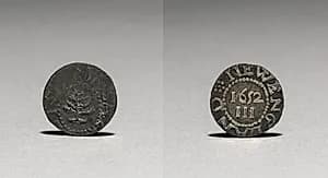 Pine Tree Three Pence  by John Hull (American, 1624–1683)