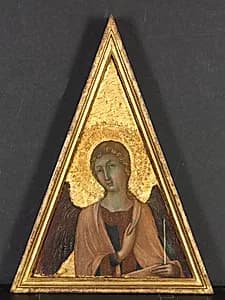 Pinnacle with Angel by Niccolò di Segna (Italian)