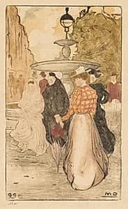 Place Saint Georges by Maurice Delcourt (French, 1877–1917)