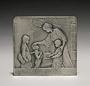 Plaquette (obverse) by Godefroid Devreese (Belgian, 1861–1941)