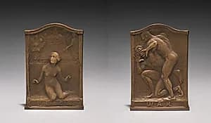 Plaquette: Peace and War by Emil Fuchs (American, 1866–1929)