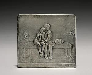 Plaquette (reverse) by Godefroid Devreese (Belgian, 1861–1941)