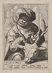 Plate 10: Naphtali by Jacob de Gheyn II (Dutch, 1565–1629)