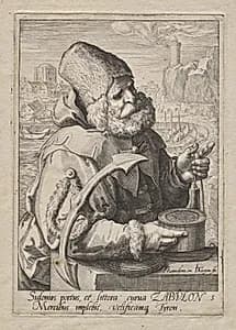 Plate 5: Zabulun by Jacob de Gheyn II (Dutch, 1565–1629)