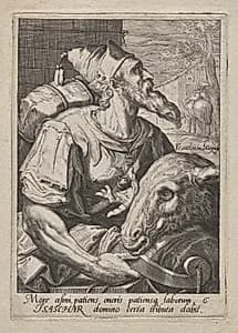 Plate 6:  Isaachar by Jacob de Gheyn II (Dutch, 1565–1629)