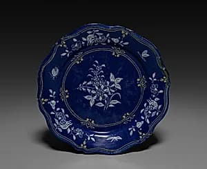Plate by Saint Omer Factory (French)
