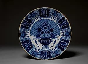 Plate by De Porceleyne Claeuw Factory (Dutch)