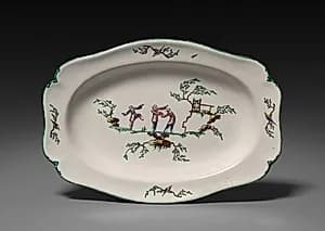 Platter by Veuve Perrin Factory (French)