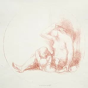 Playmates by Charles Hasslewood Shannon (British, 1863–1937)