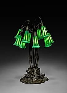 Pond Lily Table Lamp by Tiffany Studios (America, New York, 1902–1932)