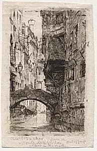 Ponte del Pistor by Otto H. Bacher (American, 1856–1909)