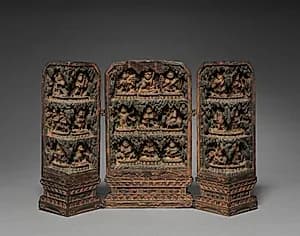 Portable Shrine by Unknown Artist