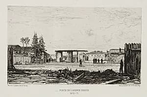 Porte du l'Avenue Uhrich by Maxime Lalanne (French, 1827–1886)