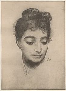 Portrait by Félix Bracquemond (French, 1833–1914)