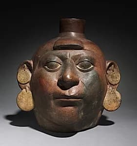 Portrait Head Vessel by Unknown Artist