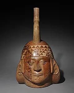 Portrait Head  Vessel by Unknown Artist