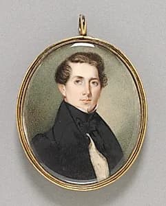 Portrait of a Man by William Lockwood (American, 1834–1847)