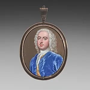Portrait of a Man by Christian Friedrich Zincke (German, 1683/85–1767)