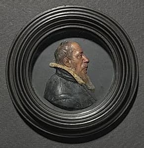 Portrait of a Man in Black by Unknown Artist