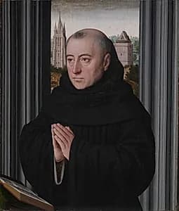 Portrait of a Monk by Gerard David (Netherlandish, 1450/60–1523)