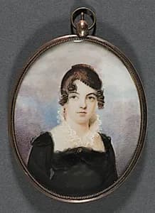 Portrait of a Woman by Anson Dickinson (American, 1779–1852)