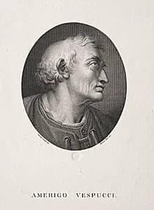 Portrait of Amerigo Vespucci by Michele Bisi (Italian, c. 1788–1874)