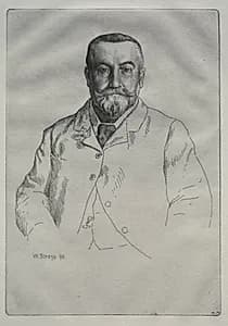 Portrait of H. Cock by William Strang (British, 1859–1921)