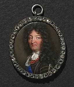 Portrait of King Louis XIV by Jean Petitot (Swiss, 1607–1691)
