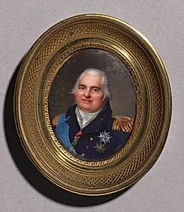 Portrait of Louis XVIII by Jean-Baptiste Jacques Augustin (French, 1759–1832)