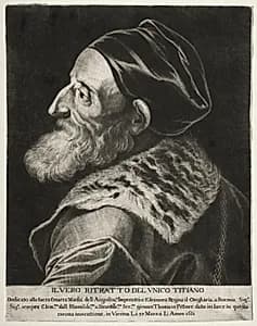 Portrait of Titian by Jan Thomas (Flemish, 1617–1678)