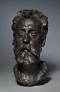 Portrait of William E. Henley by Auguste Rodin (French, 1840–1917)