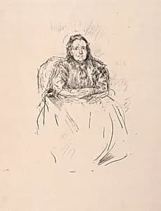 Portrait Study - Mrs. Phillip by James McNeill Whistler (American, 1834–1903)