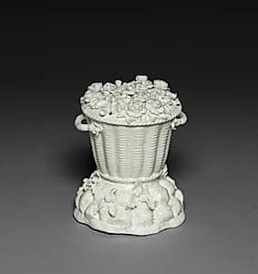Potpourri Vase with Cover by Saint Cloud Porcelain Factory (French)