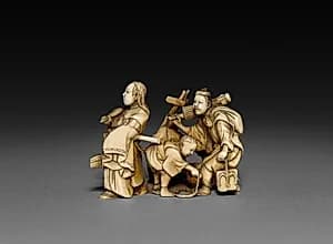 Procession with Four Figures by Unknown Artist