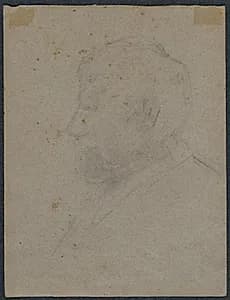 Profile Bust of a Man (verso) by Paul Gauguin (French, 1848–1903)