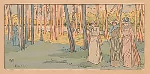 Promenade sur Bois by George Auriol (French, 1863–1938)