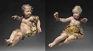 Putti Pair  by Ferdinand Tietz (Austrian, 1708–1777)