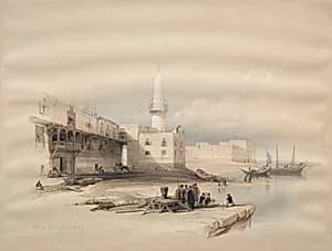 Quay at Suez by David Roberts (Scottish, 1796–1864)