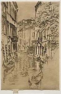 Quiet Canal by James McNeill Whistler (American, 1834–1903)