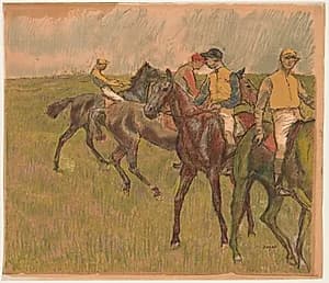Race Horses by Auguste Clot (French, 1858–1936)