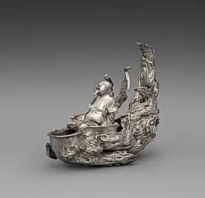 Raft Cup by Zhu Bishan (Chinese, c. 1300–after 1362)