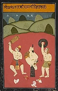 Ragini Desakh of Meghamalhar by Unknown Artist