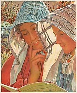 Readers by Louis Welden Hawkins (French, 1849–1910)