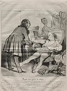 Recipe to Cure Colic by Honoré Daumier (French, 1808–1879)